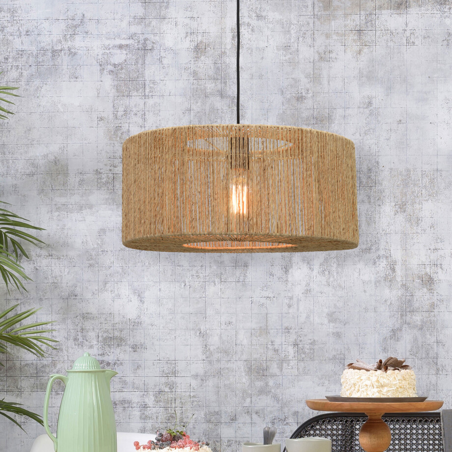 GOOD&MOJO Hanglamp 'Iguazu' Small, Jute, kleur Naturel afbeelding 1