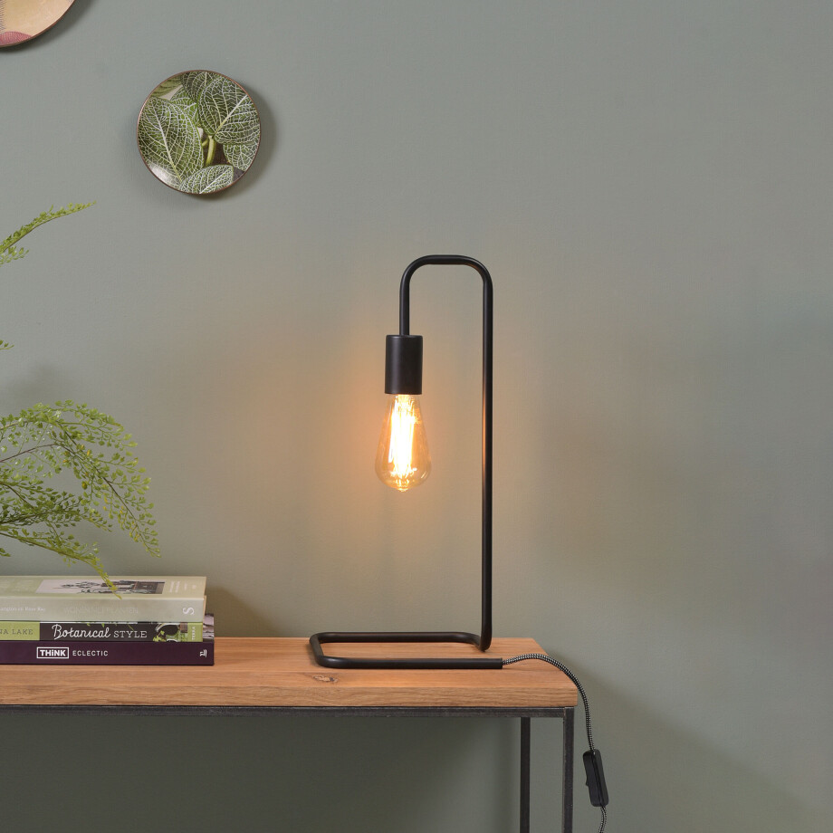 its about RoMi Tafellamp 'London' 45cm, kleur Zwart its about RoMi Tafellamp 'London' 45cm, kleur Zwart afbeelding 1