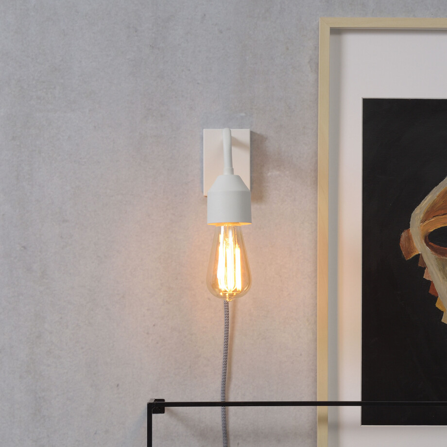 its about RoMi Wandlamp 'Madrid' kleur Wit its about RoMi Wandlamp 'Madrid' kleur Wit afbeelding 1