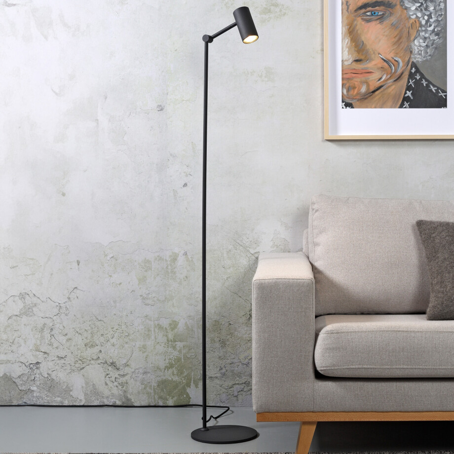 its about RoMi Vloerlamp 'Montreux' 150cm, kleur Zwart its about RoMi Vloerlamp 'Montreux' 150cm, kleur Zwart afbeelding 1