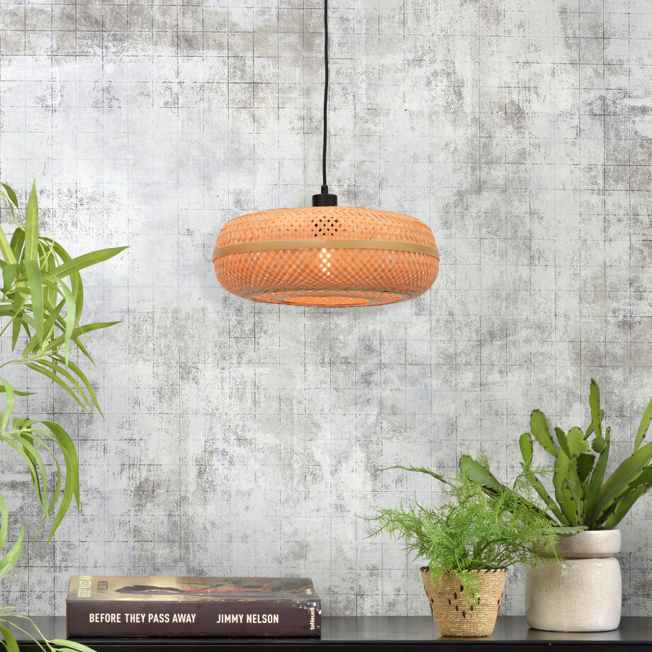 GOOD&MOJO Hanglamp 'Palawan' Small, Bamboe, kleur Naturel afbeelding 1