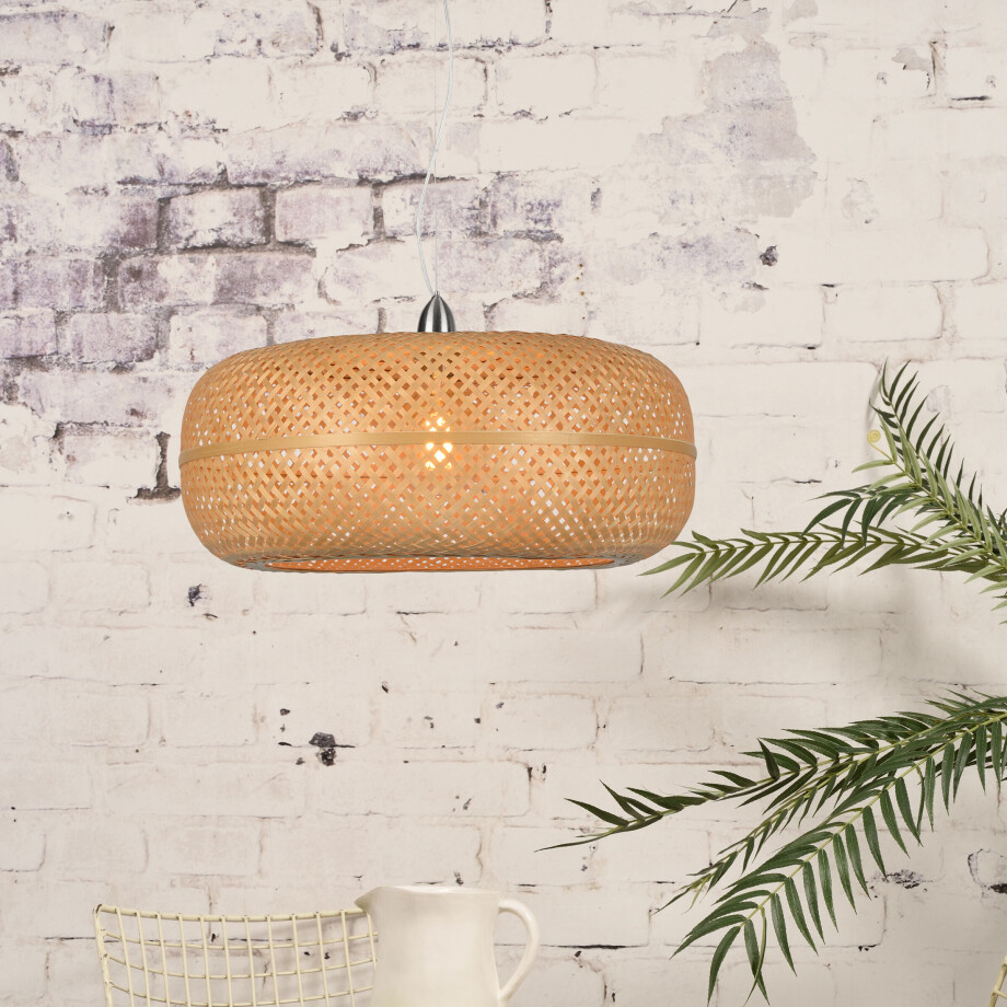 GOOD&MOJO Hanglamp 'Palawan' Bamboe, kleur Naturel GOOD&MOJO Hanglamp 'Palawan' Bamboe, kleur Naturel afbeelding 1