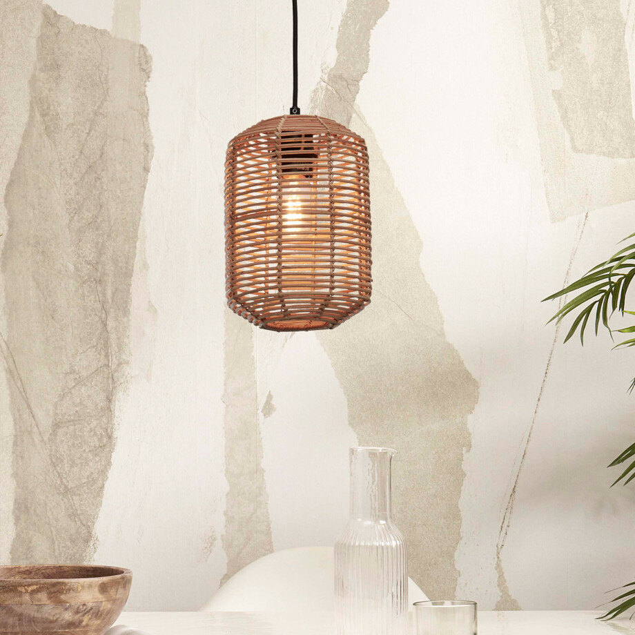 GOOD&MOJO Hanglamp 'Tanami' Rotan, 18cm, kleur Naturel GOOD&MOJO Hanglamp 'Tanami' Rotan, 18cm, kleur Naturel afbeelding 1