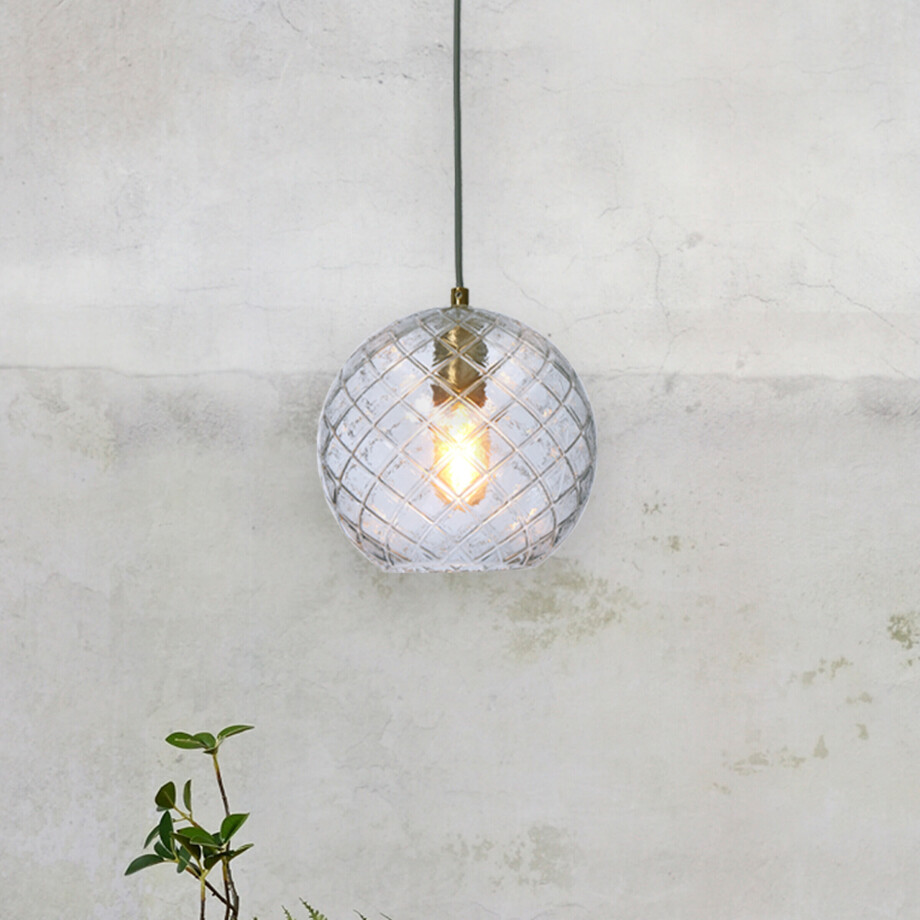 its about RoMi Hanglamp 'Venice' Bol, kleur Transparant afbeelding 1