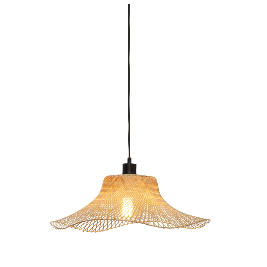 GOOD&MOJO Hanglamp 'Ibiza' Bamboe, 50cm, kleur Naturel afbeelding 1