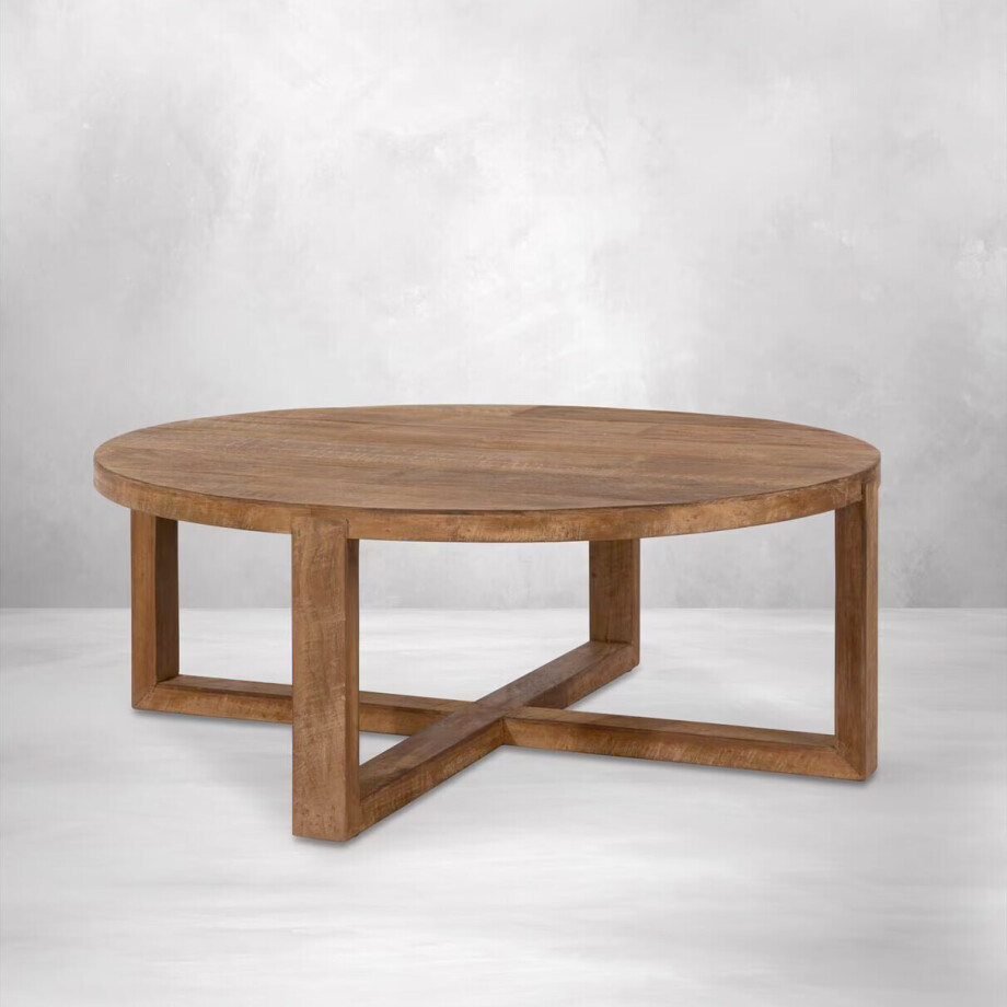 DTP Home Ronde Salontafel 'Icon' Teakhout, 90cm afbeelding 1