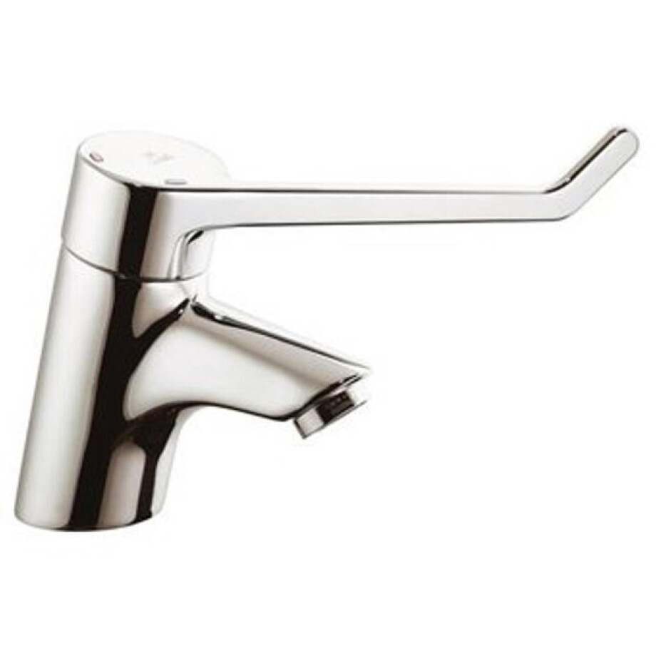 Ideal Standard Ceraplus wastafelkraan met hendel 18cm veilige sluiting over koud chroom B8221AA afbeelding 1