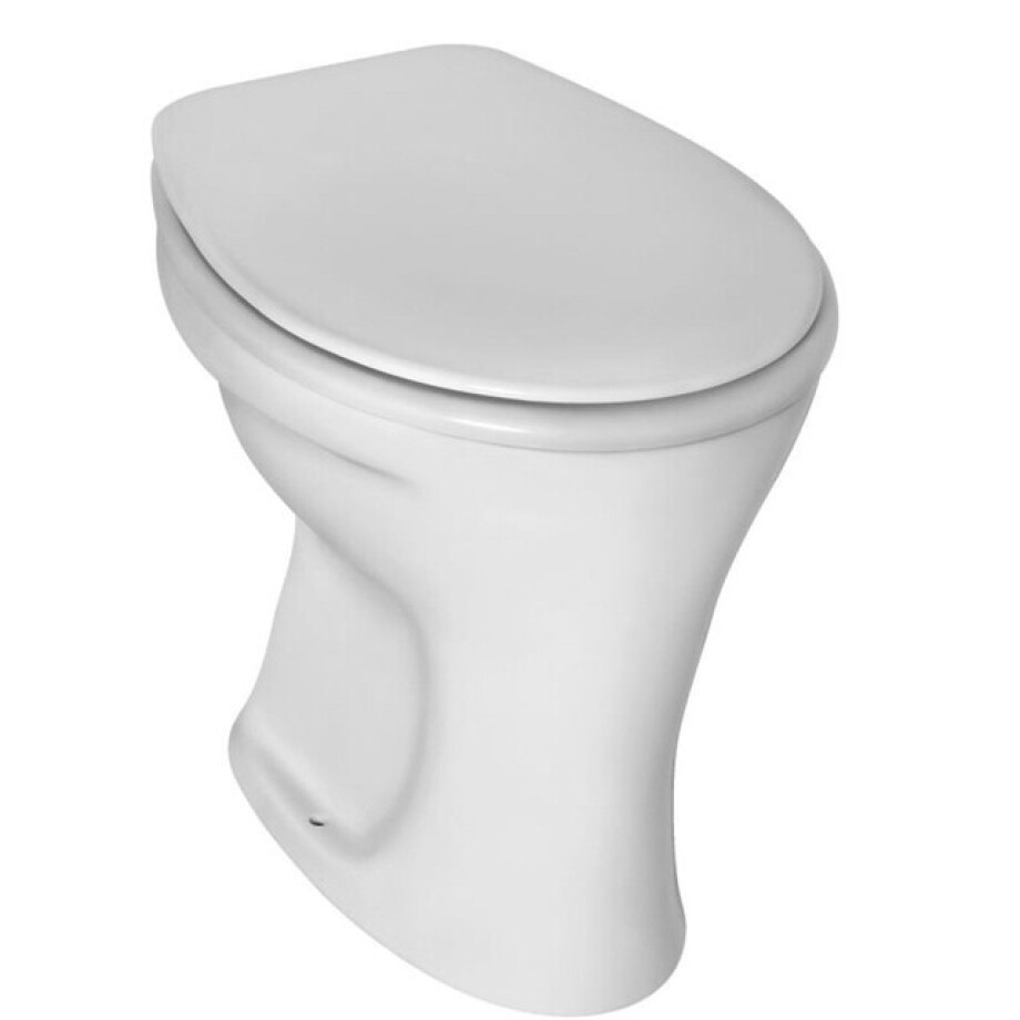 Ideal Standard closet staand +6cm met spoelrand vlakspoel AO wit V311701 Ideal Standard closet staand +6cm met spoelrand vlakspoel AO wit V311701 afbeelding 1