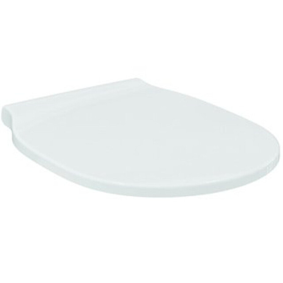 Ideal Standard Connect Air closetzitting met deksel wit/RVS E036701 afbeelding 1