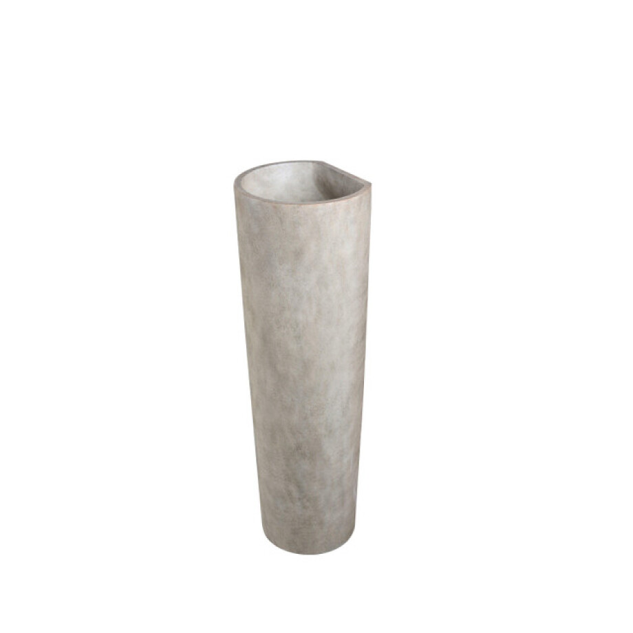 Ideavit Evo Wastafel vrijstaand - 28x24.5x90cm - beton - grijs 290297-D1 afbeelding 1
