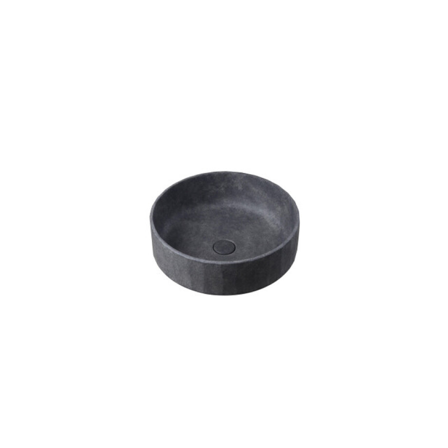 Ideavit Lixir Waskom 42x15cm rond concrete beton dark grey 290293-D2 afbeelding 1
