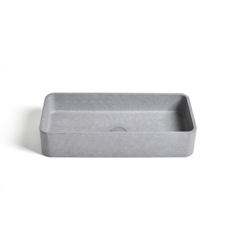 Ideavit Max Waskom 60x28x12cm Beton vierkant Grey 290294-B1 afbeelding 1