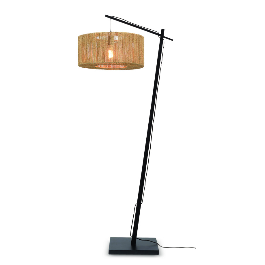 GOOD&MOJO Vloerlamp 'Iguazu' Small, Jute, kleur Naturel afbeelding 1