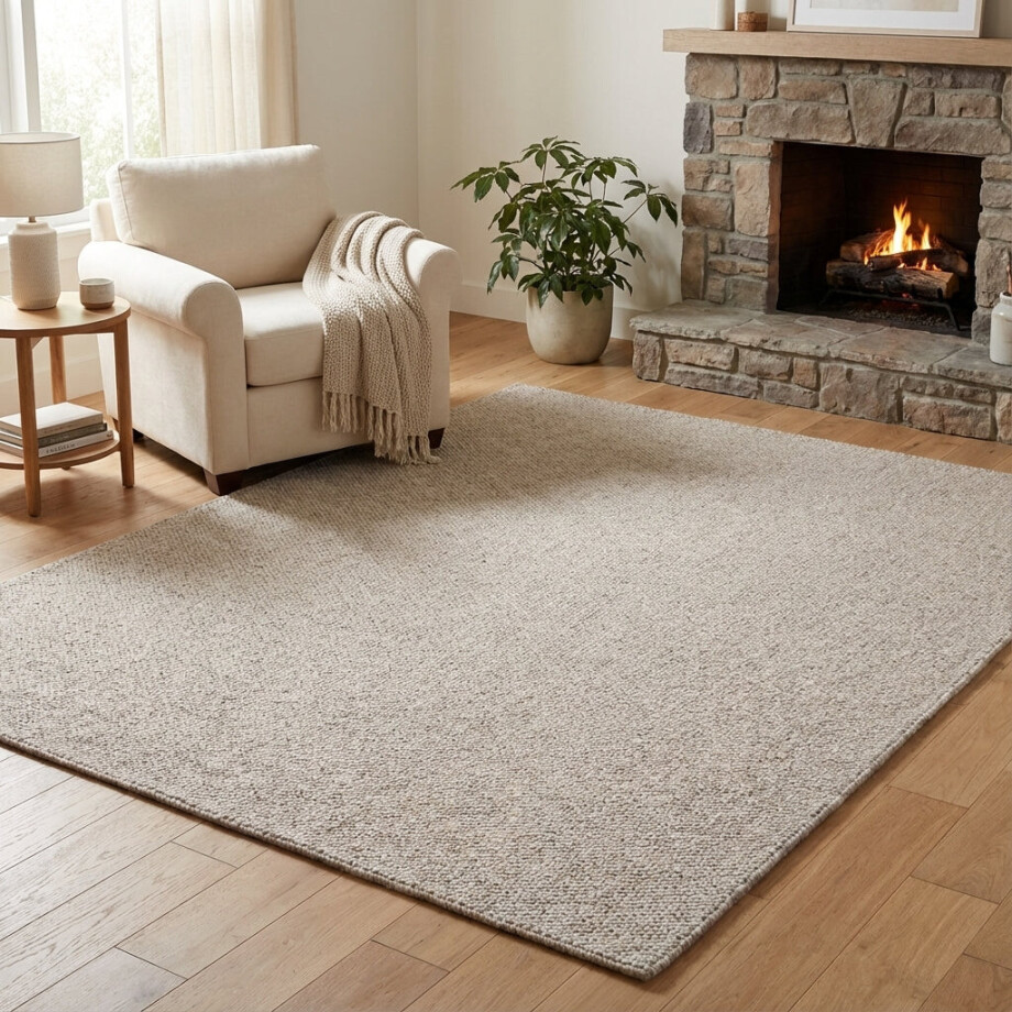 Vloerkleed Rocco - Beige 150x80cm - Polypropyleen - Dekbed-Discounter.nl afbeelding 1