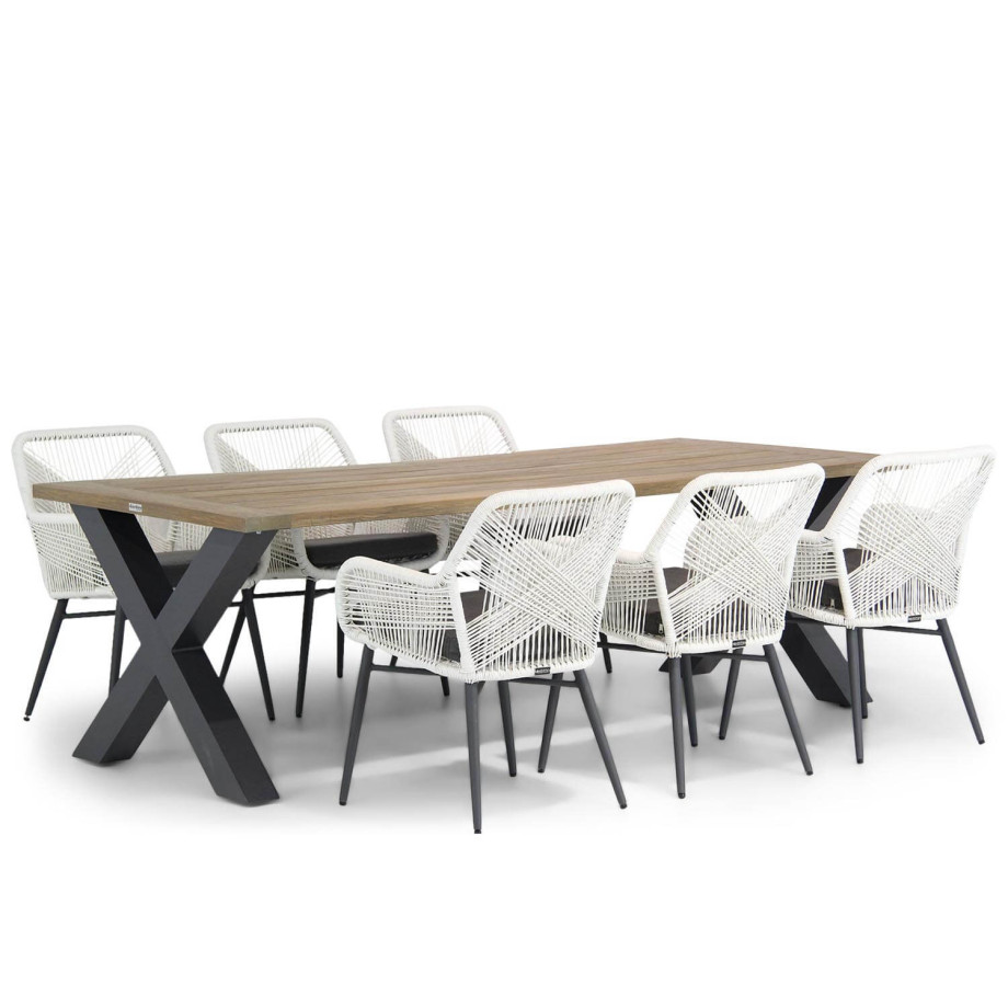 Lifestyle Advance/Cardiff 240 cm dining tuinset 7-delig afbeelding 1
