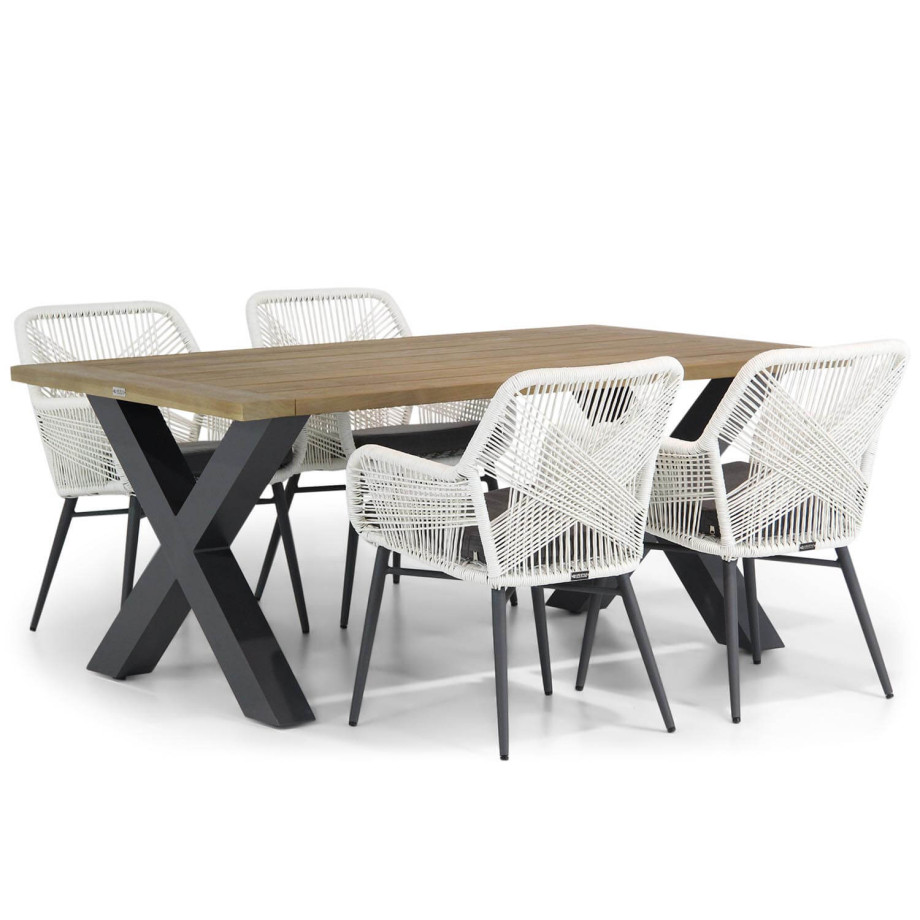 Lifestyle Advance/Cardiff 180 cm dining tuinset 5-delig afbeelding 1