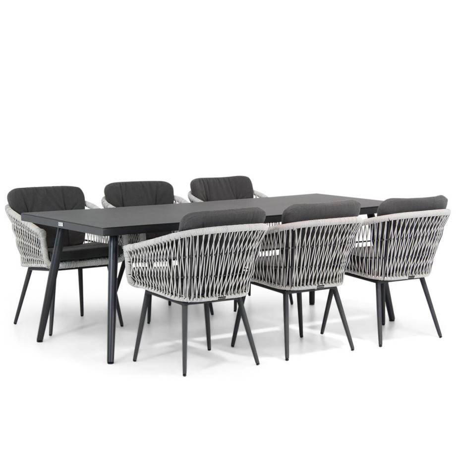 Lifestyle Western/Valencia 220 cm dining tuinset 7-delig afbeelding 1