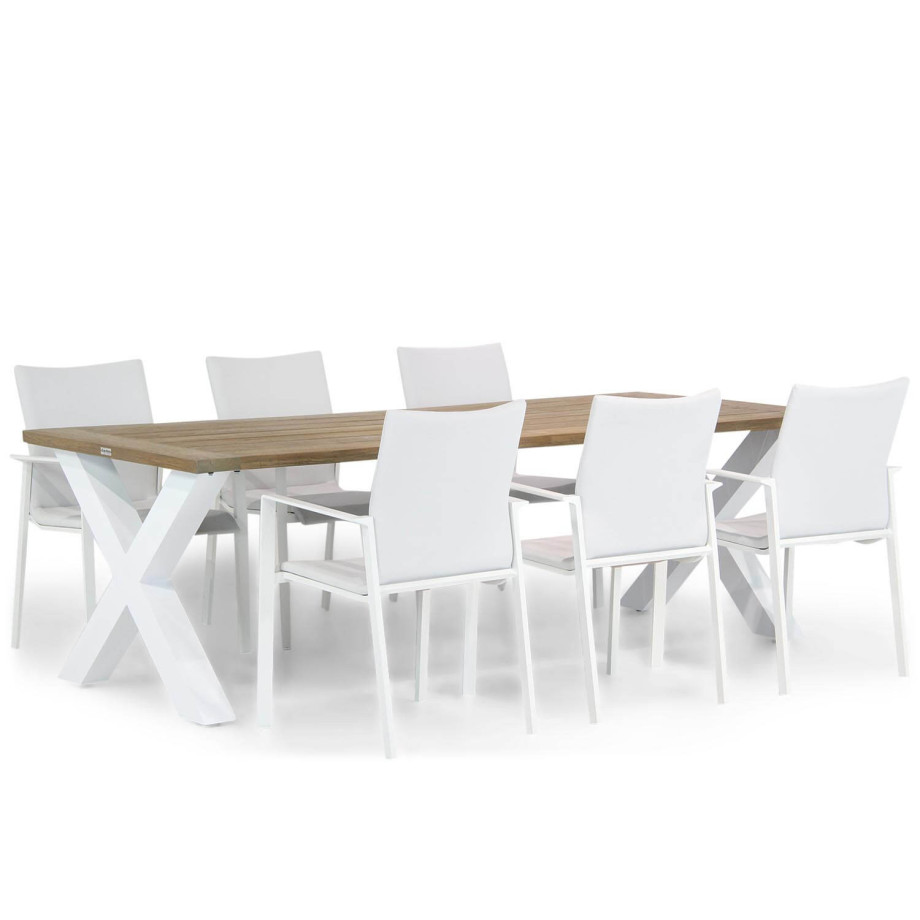 Lifestyle Rome/Cardiff 240 cm dining tuinset 7-delig afbeelding 1
