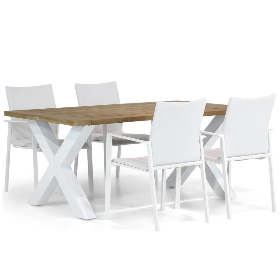 Lifestyle Rome/Cardiff 180 cm dining tuinset 5-delig afbeelding 1