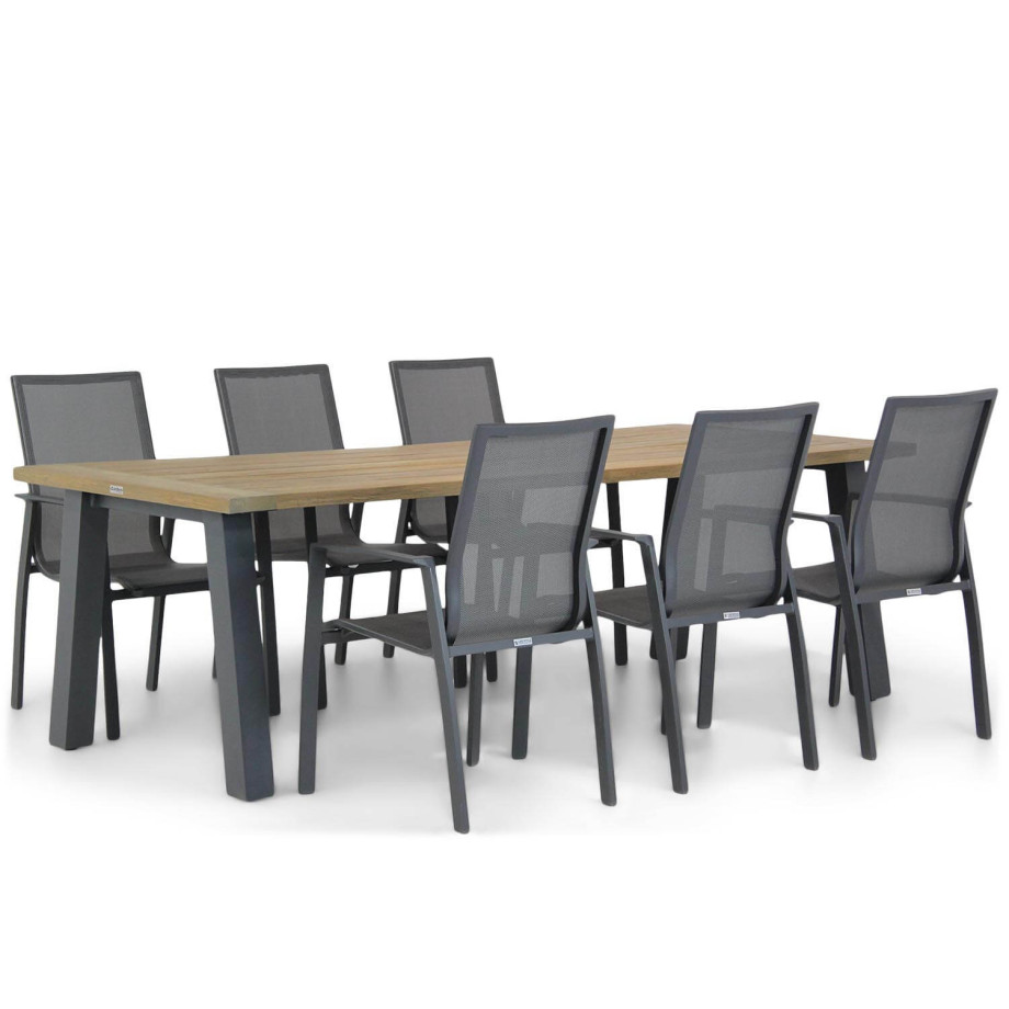 Lifestyle Ultimate/Glasgow 240 cm dining tuinset 7-delig afbeelding 1