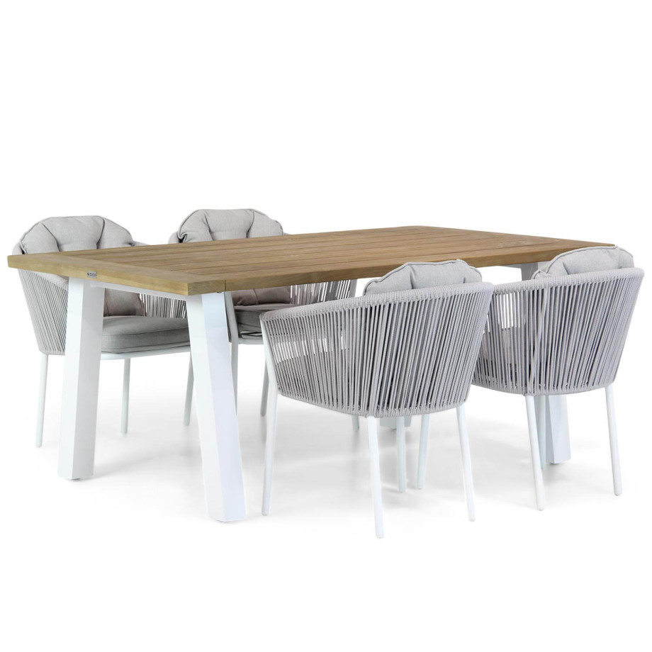 Santika Novita/Glasgow 180 cm dining tuinset 5-delig afbeelding 1