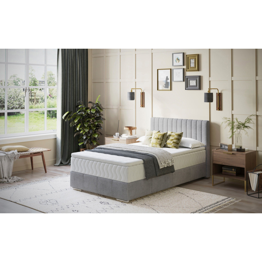 INOSIGN Boxspring Thor met bedbodem, incl. matras, topverkoper Topmatras en sierkussen, in verschillende hardheden beschikbaar afbeelding 1