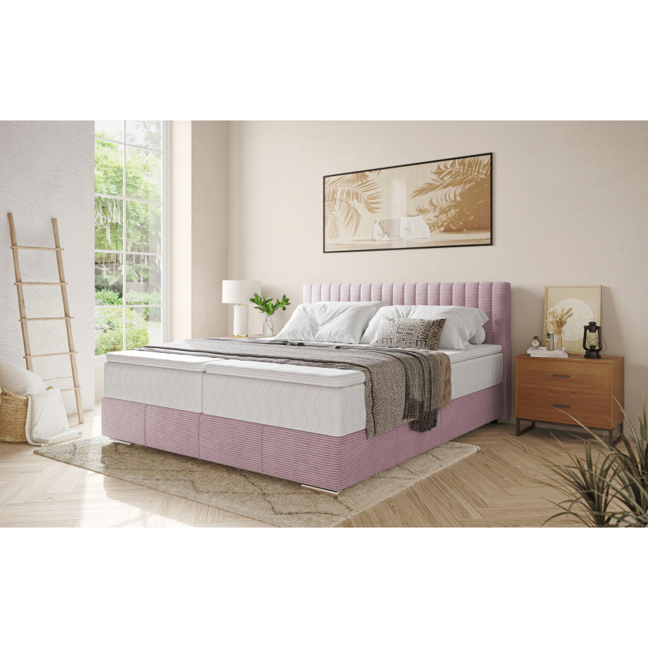 INOSIGN Boxspring Thor met bedbodem, incl. matras, topverkoper Topmatras en sierkussen, in verschillende hardheden beschikbaar afbeelding 1