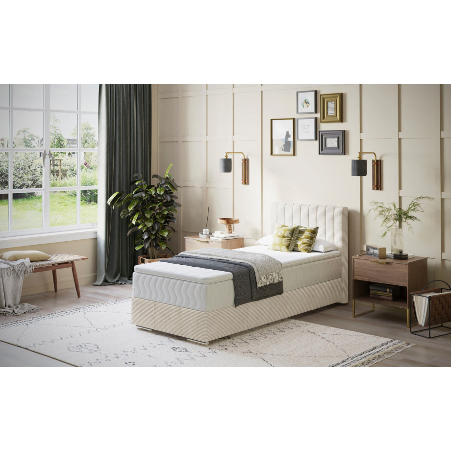 INOSIGN Boxspring Thor met bedbodem, incl. matras, topverkoper Topmatras en sierkussen, in verschillende hardheden beschikbaar afbeelding 1