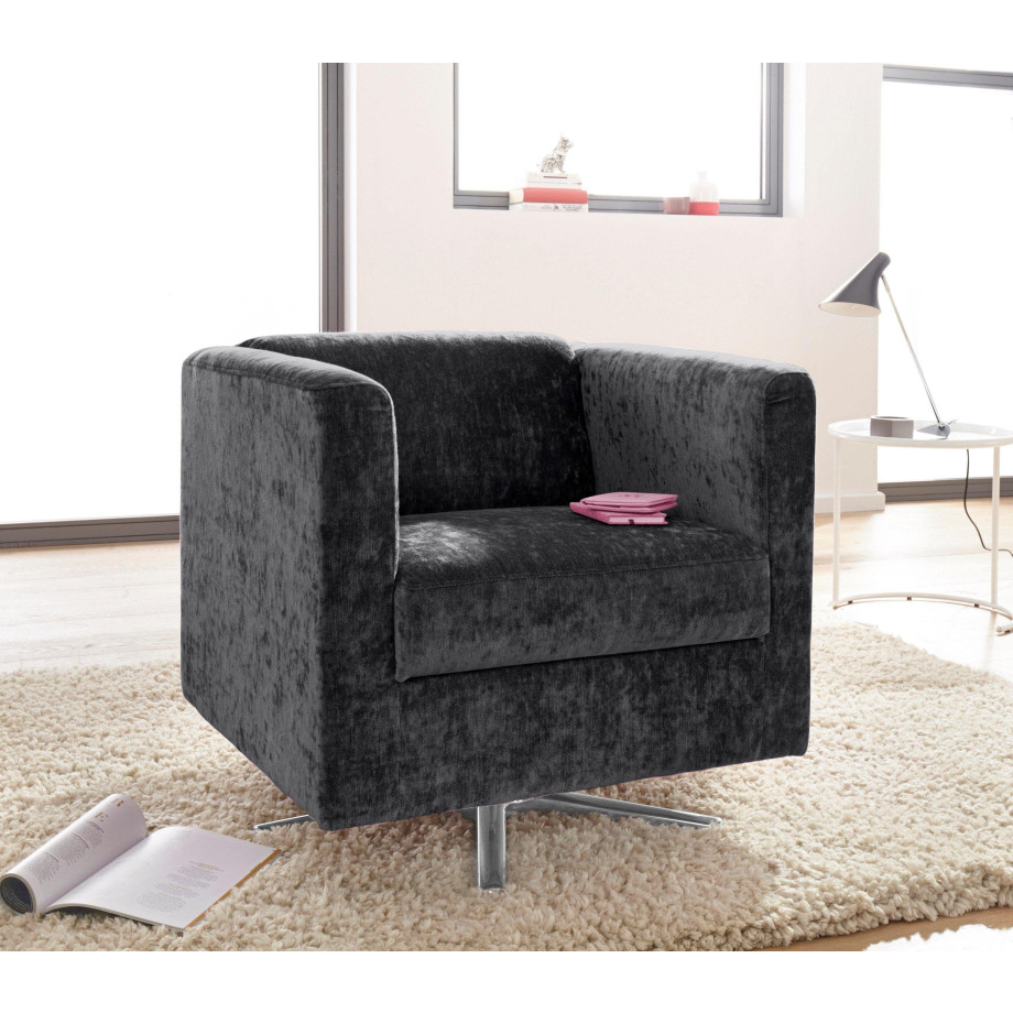 INOSIGN Fauteuil Bob draaibaar met kruisvoet afbeelding 1