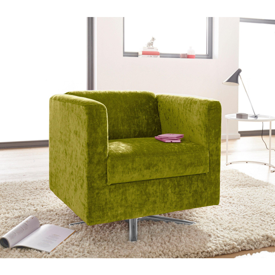 INOSIGN Fauteuil Bob draaibaar met kruisvoet afbeelding 1