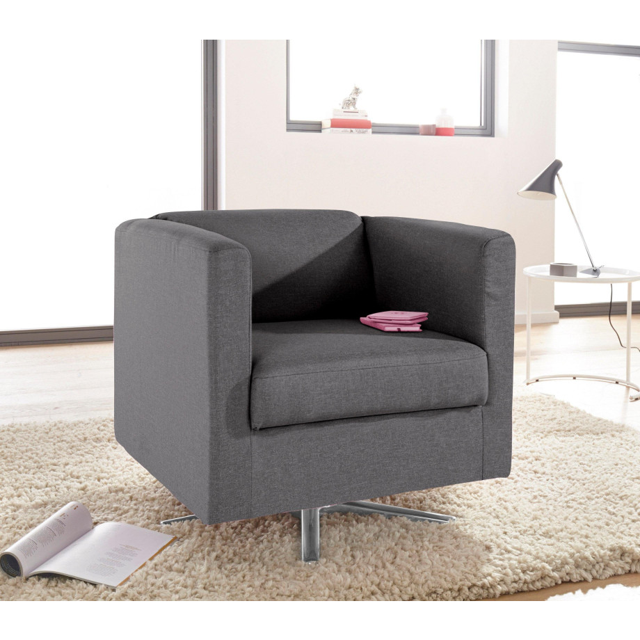 INOSIGN Fauteuil Bob draaibaar met kruisvoet afbeelding 1