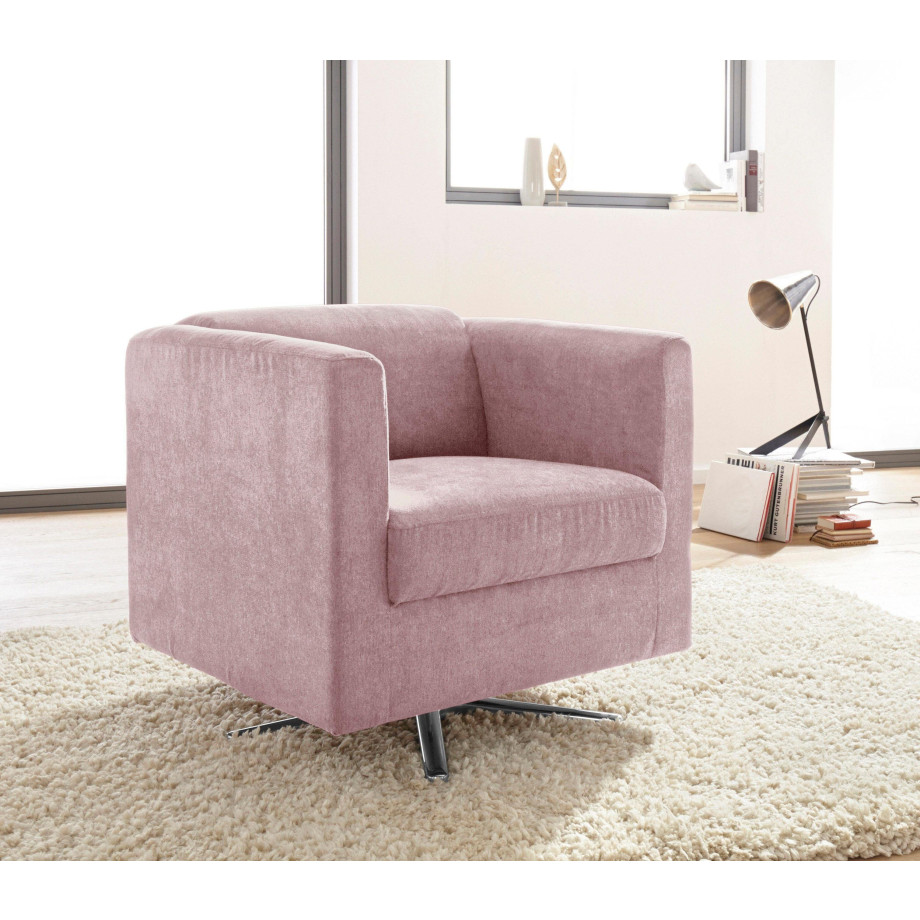 INOSIGN Fauteuil Bob draaibaar met kruisvoet afbeelding 1