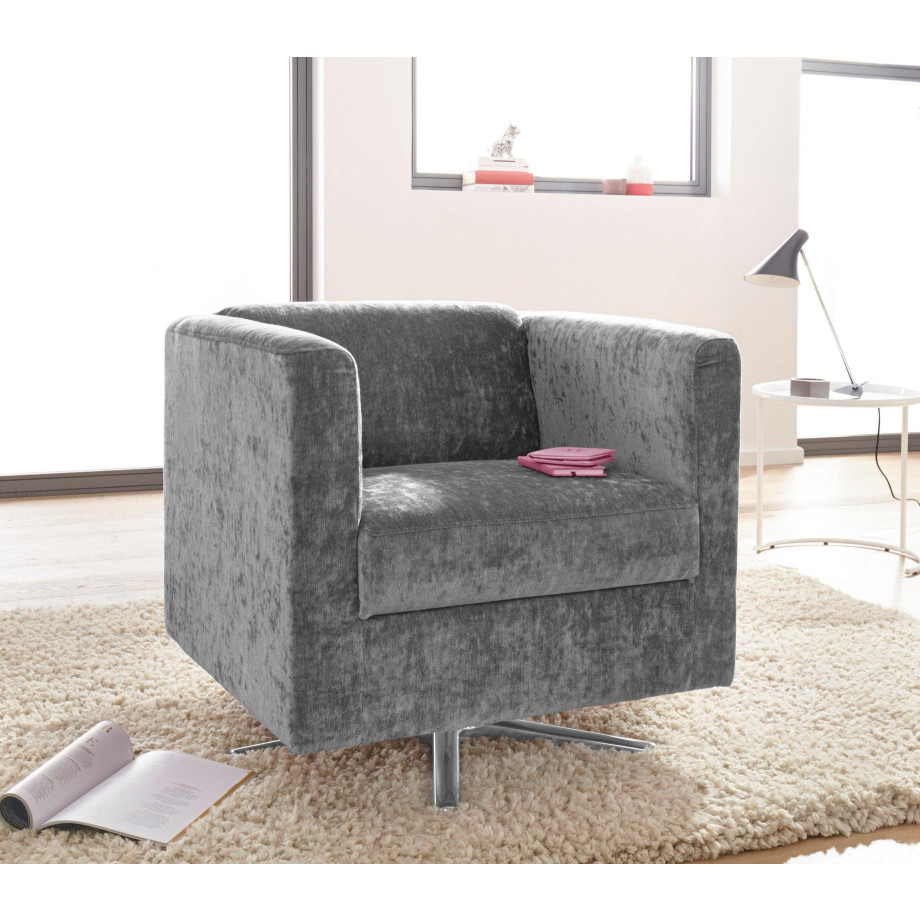 INOSIGN Fauteuil Bob draaibaar met kruisvoet afbeelding 1