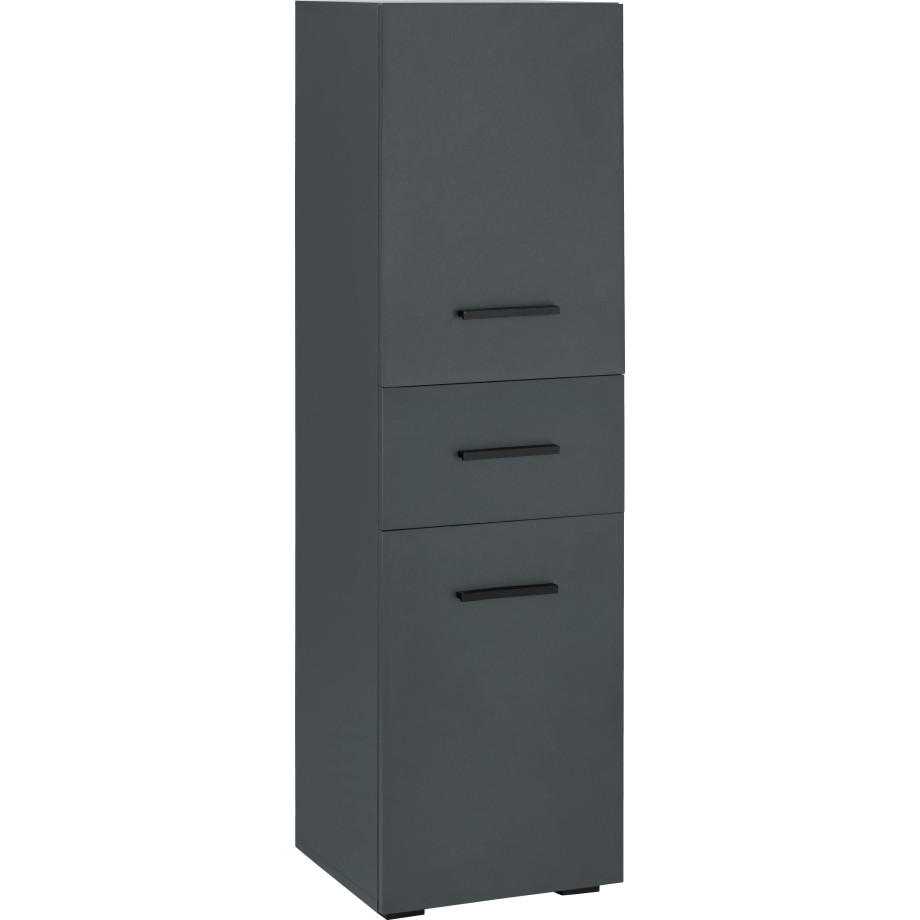 INOSIGN Halfhoge kast Skara verstelbare planken achter elke deur, breedte 38 cm, hoogte 130 cm afbeelding 1