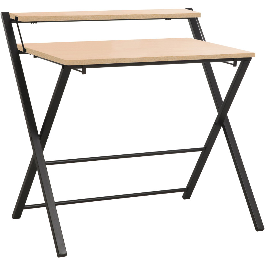 INOSIGN Pc-bureau SULBY, laptoptafel, bureau, met planchet, Metalen frame, opvouwbaar, ruimtebesparend, max. 86,5x82,5 cm afbeelding 1