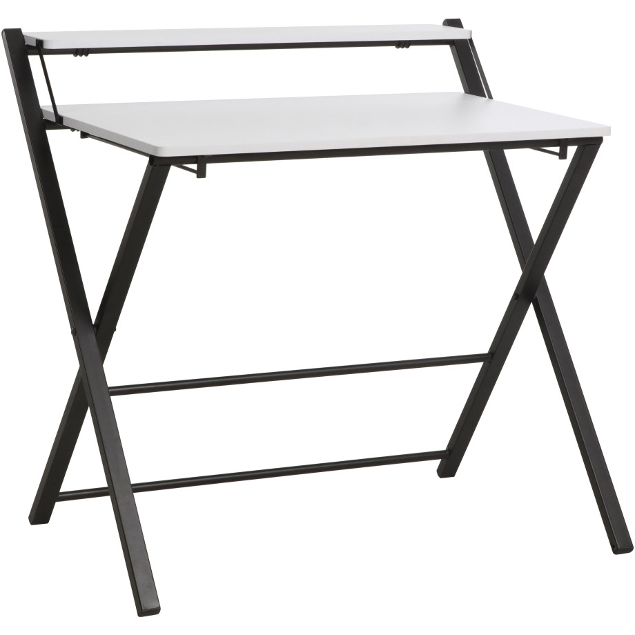 INOSIGN Pc-bureau SULBY, laptoptafel, bureau, met planchet, Metalen frame, opvouwbaar, ruimtebesparend, max. 86,5x82,5 cm afbeelding 1