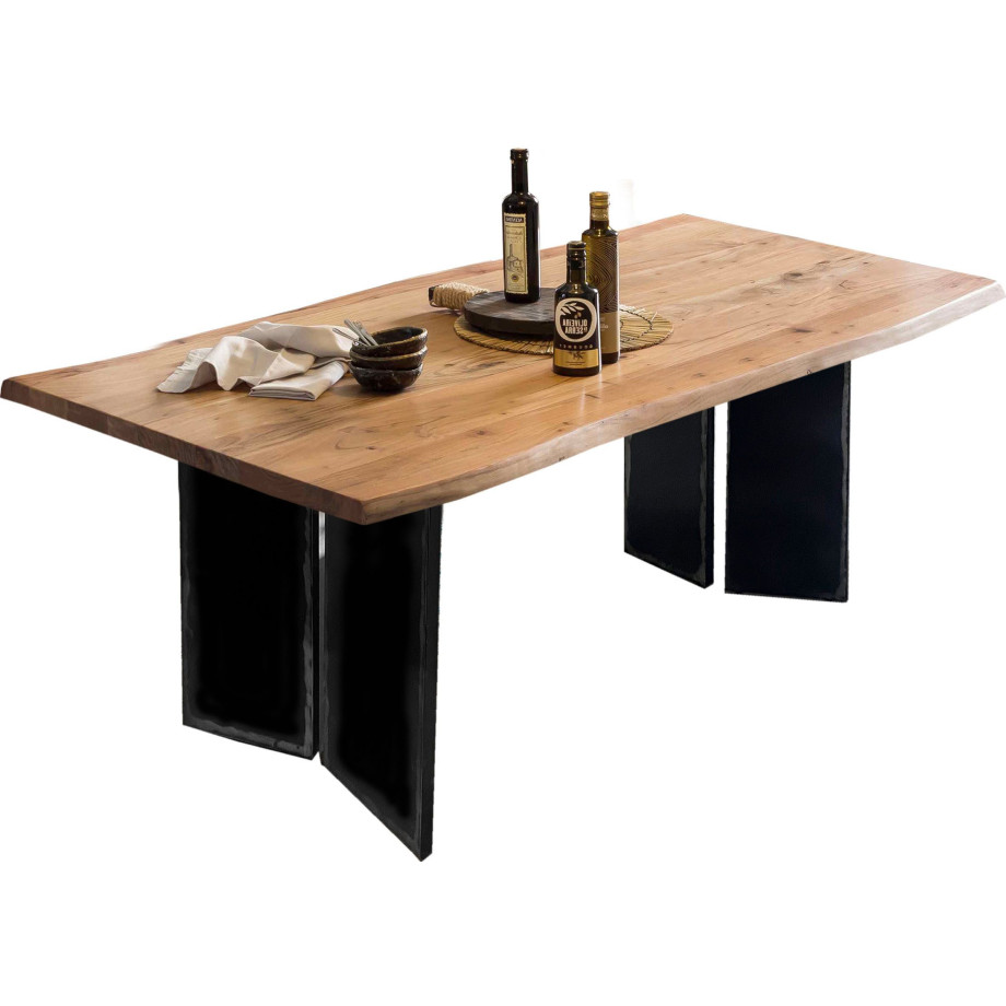 INOSIGN Tafel met hout gebeitst, gelakt en gewaxed (1 stuk) afbeelding 1