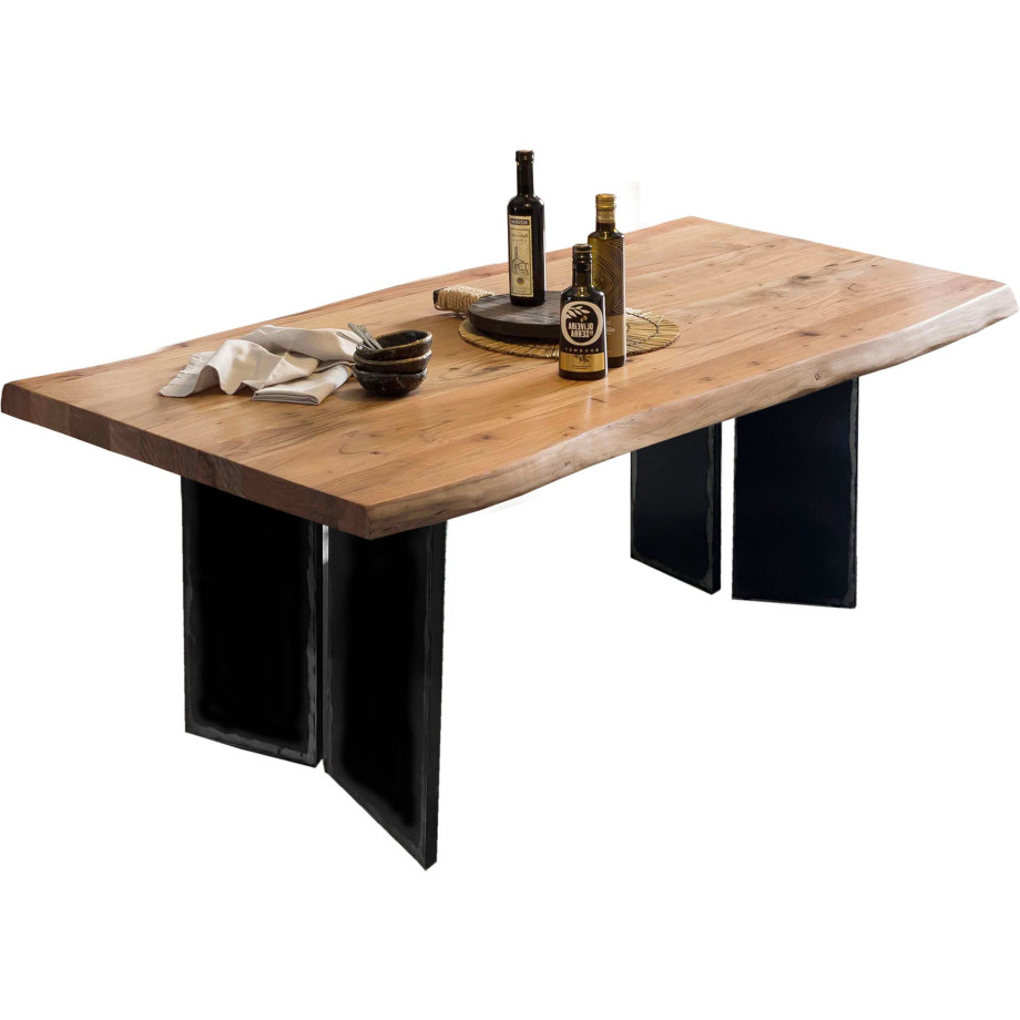 INOSIGN Tafel met hout gebeitst, gelakt en gewaxed (1 stuk) afbeelding 1