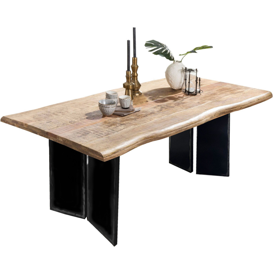 INOSIGN Tafel met hout met boomrand alsof gegroeid (1 stuk) afbeelding 1