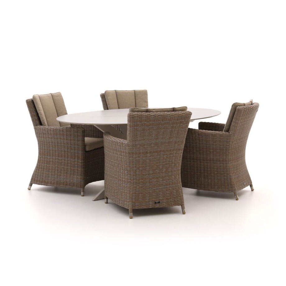 Intenso Adriano/Furato ellips 200cm dining tuinset 5-delig - Laagste prijsgarantie! afbeelding 1