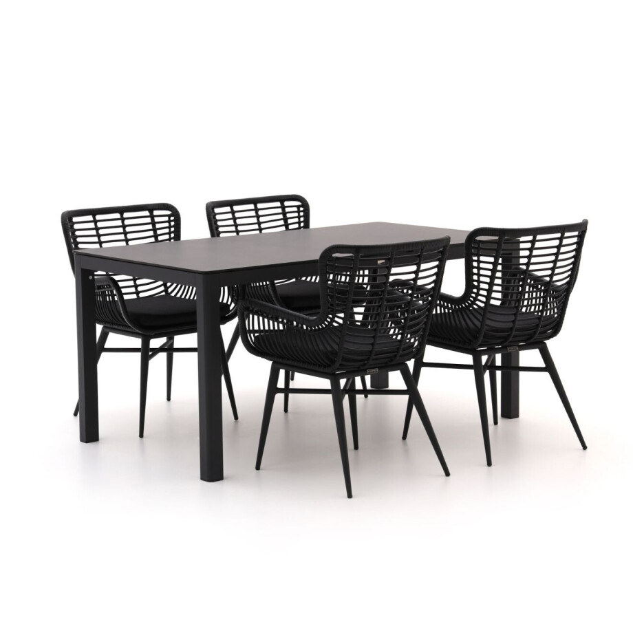 Intenso Asti/La Fonte 160cm dining tuinset 5-delig - Laagste prijsgarantie! afbeelding 1