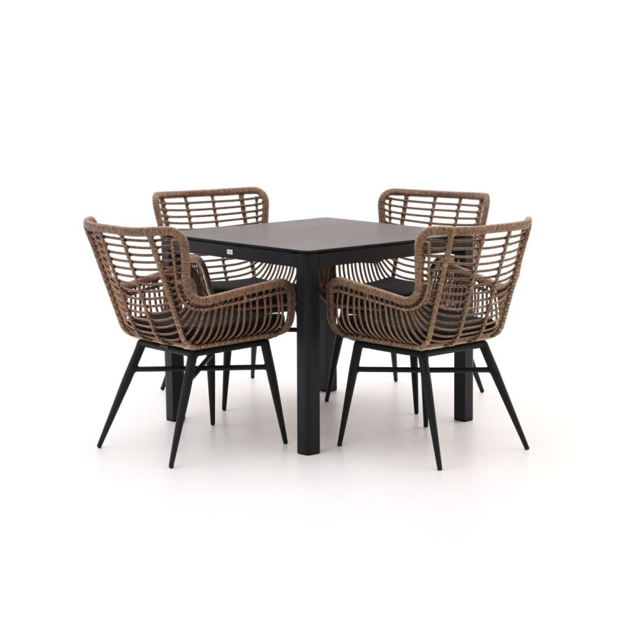 Intenso Asti/La Fonte 90cm dining tuinset 5-delig - Laagste prijsgarantie! afbeelding 1