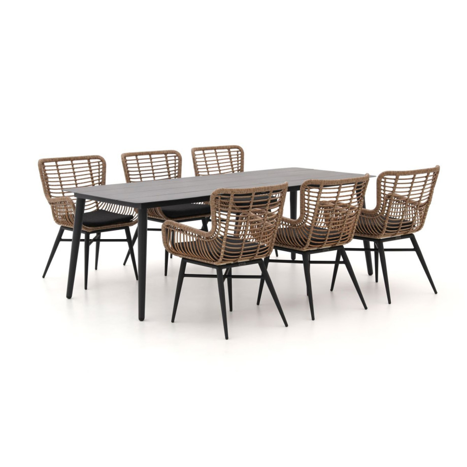 Intenso Asti/Sora 220cm dining tuinset 7-delig - Laagste prijsgarantie! afbeelding 1