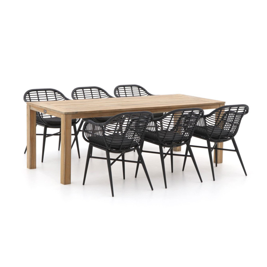 Intenso Azora/ROUGH-S 220cm dining tuinset 7-delig - Laagste prijsgarantie! afbeelding 1