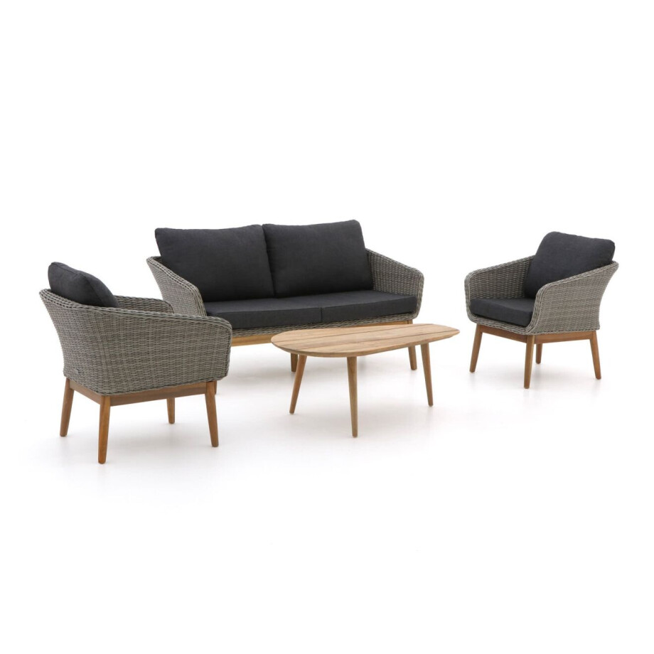 Intenso Borgetto/ROUGH-K stoel-bank loungeset 4-delig - Laagste prijsgarantie! afbeelding 1