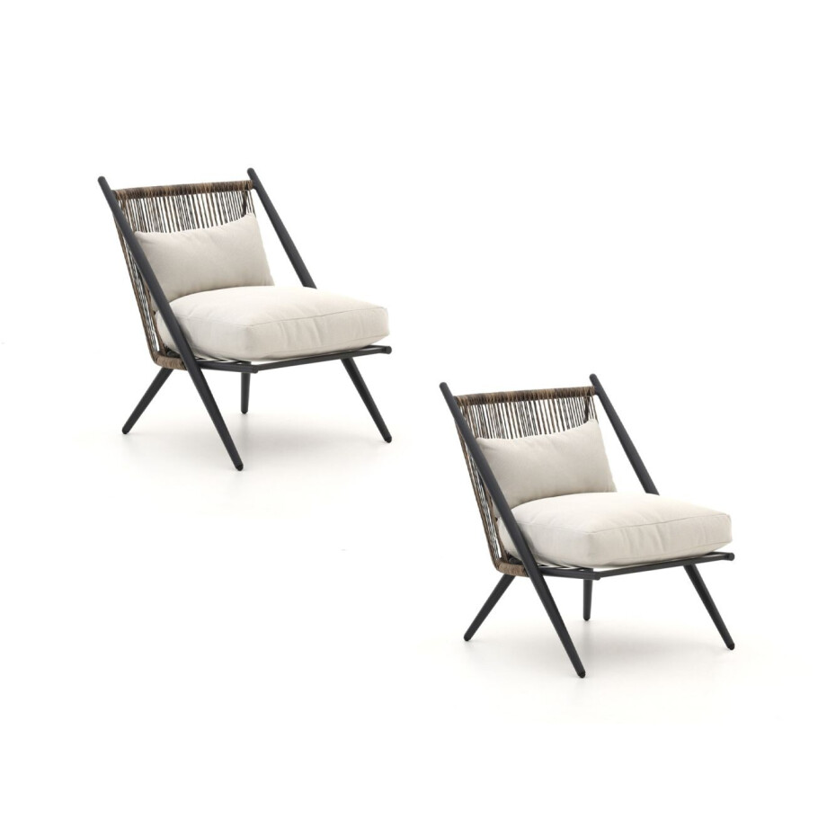 Intenso Brittoli lounge tuinstoelen (2 stuks) - Laagste prijsgarantie! afbeelding 1