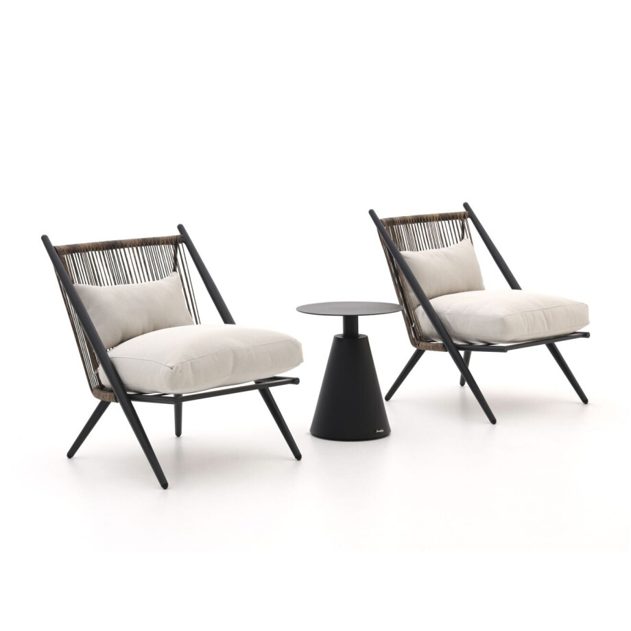 Intenso Brittoli/Tusa ø 42cm lounge balkonset 3-delig - Laagste prijsgarantie! afbeelding 1