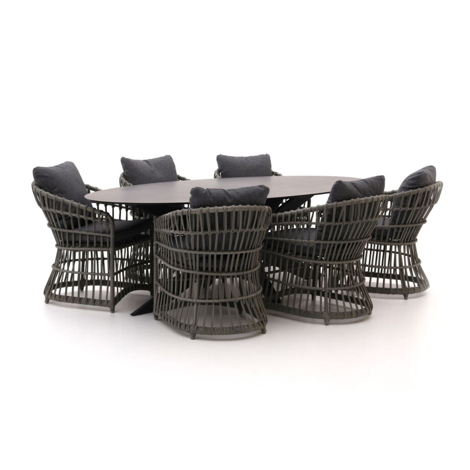 Intenso Cameri/Furato ellips 240cm dining tuinset 7-delig - Laagste prijsgarantie! afbeelding 1