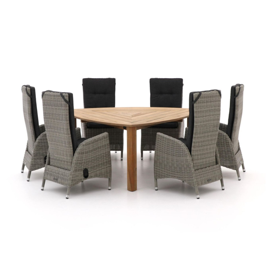 Intenso Fabrizi/ROUGH-S 170cm dining tuinset 7-delig verstelbaar - Laagste prijsgarantie! afbeelding 1