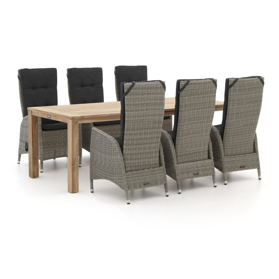 Intenso Fabrizi/ROUGH-S 220cm dining tuinset 7-delig verstelbaar - Laagste prijsgarantie! afbeelding 1